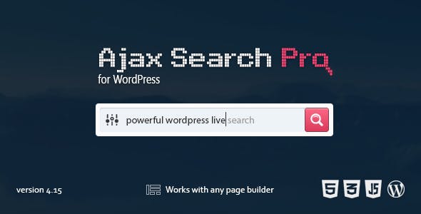 Ajax Search Pro 4.26.8 - Live WordPress Search & Filter Plugin
