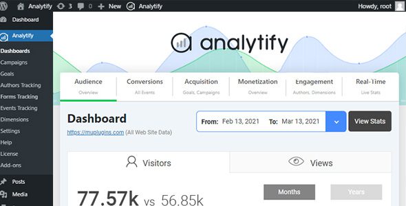 Analytify Pro 5.2.1 + Addons - Google Analytics in WordPress