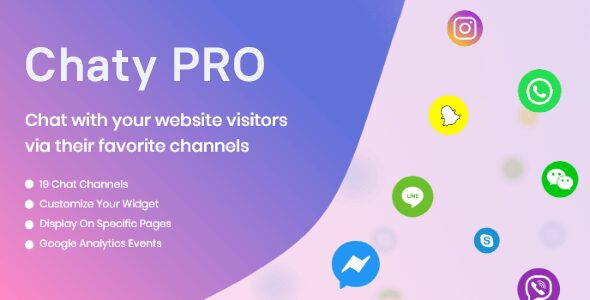 Chaty Pro 3.2.2 - WordPress Chat Plugin