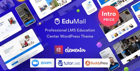 EduMall 3.9.5 - Professional LMS Education Center WordPress Theme