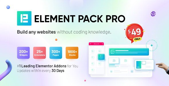 Element Pack 7.11.3 - Addon for Elementor Page Builder WordPress Plugin