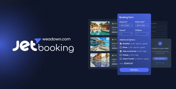 JetBooking 3.3.1 - Booking plugin for Elementor