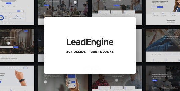 LeadEngine 4.7.0 - Multi-Purpose WordPress Theme with Page Builder