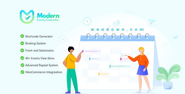 Modern Events Calendar Pro 7.9.0 + Addons