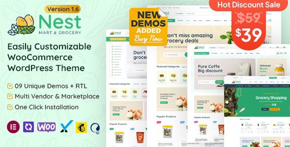Nest 1.7.6 - Grocery Store WooCommerce WordPress Theme