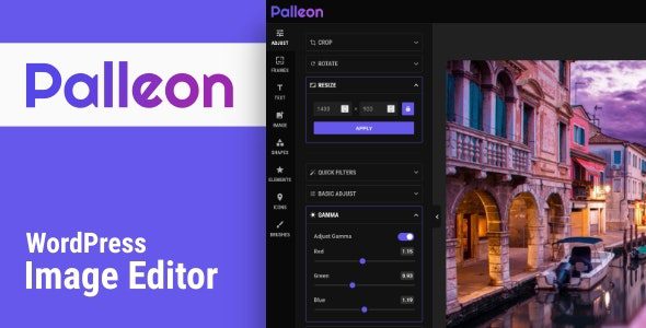 Palleon 3.7.1 - WordPress Image Editor