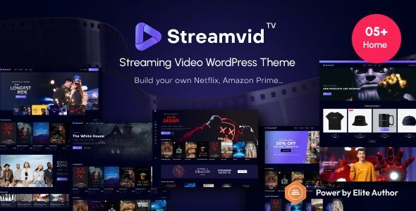 StreamVid 5.0.5 - Streaming Video WordPress Theme