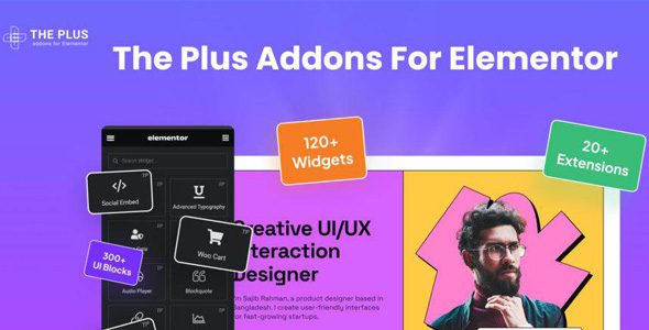 The Plus 5.5.1 - Addon for Elementor Page Builder WordPress Plugin