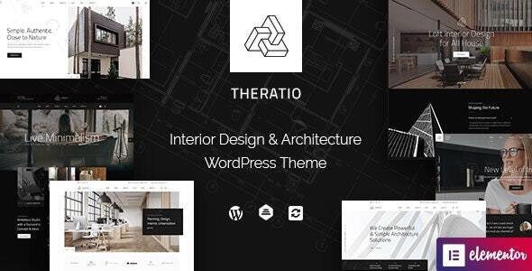 Theratio 1.3.1 - Architecture & Interior Design Elementor WordPress Theme