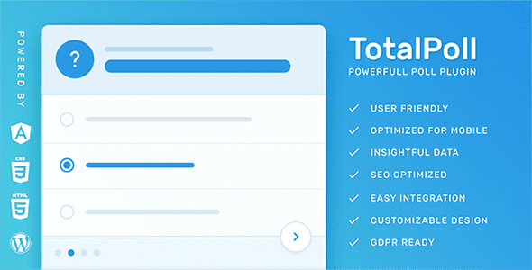 TotalPoll Pro 4.10.3 - Responsive WordPress Poll Plugin