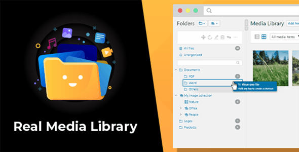 Real Media Library 4.22.12 - Media Library Folder & File Manager for Media Management in WordPress