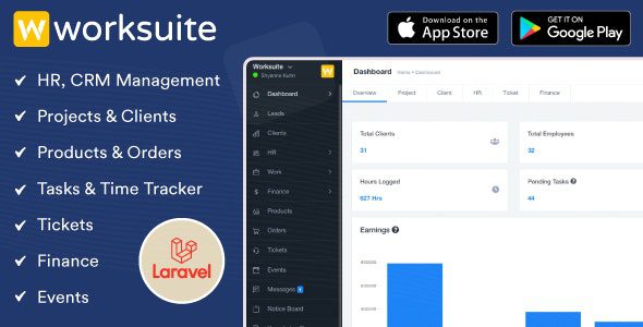 WORKSUITE 5.4.03 - HR, CRM and Project Management