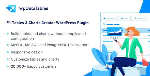 wpDataTables 6.3.1 - Tables and Charts Manager for WordPress
